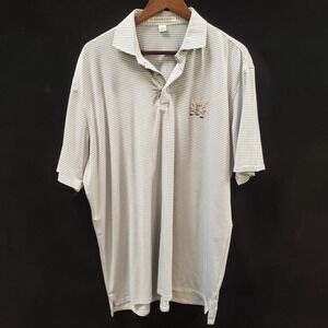 Holderness & Bourne Mens Short Sleeve Striped Golf Polo Size XL Preppy Coach
